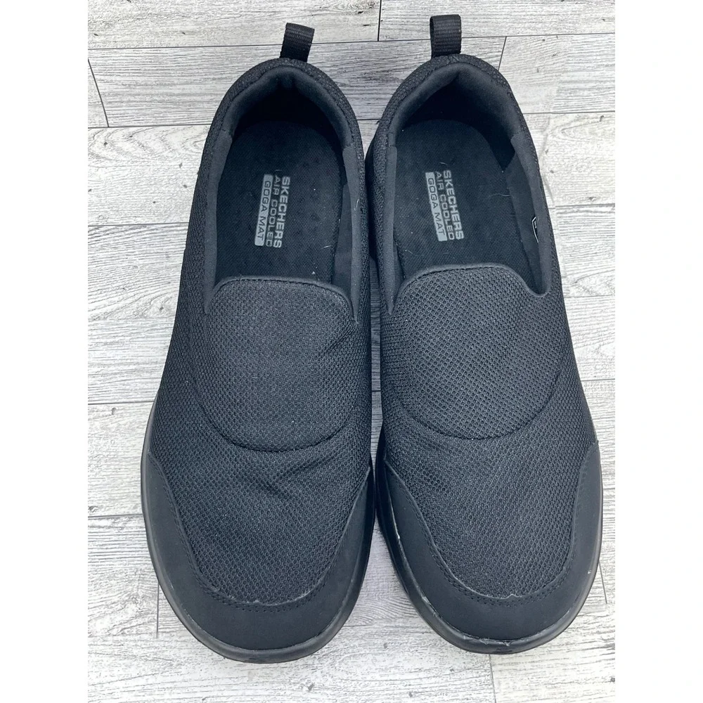 Skechers GoWalk Evolution Ultra‎ Womens Black Slip On Sneakers 15730 Size 9